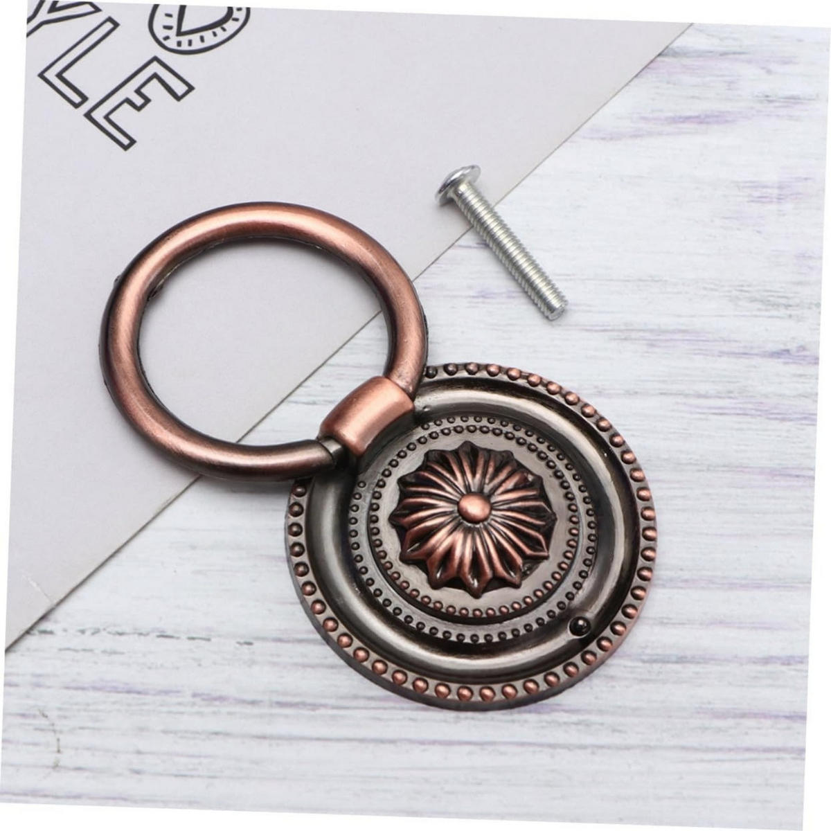 MÖBELGRIFF Bronze Rot 8er-Set - Kupferfarben, Metall (3.7/1/5.2cm)