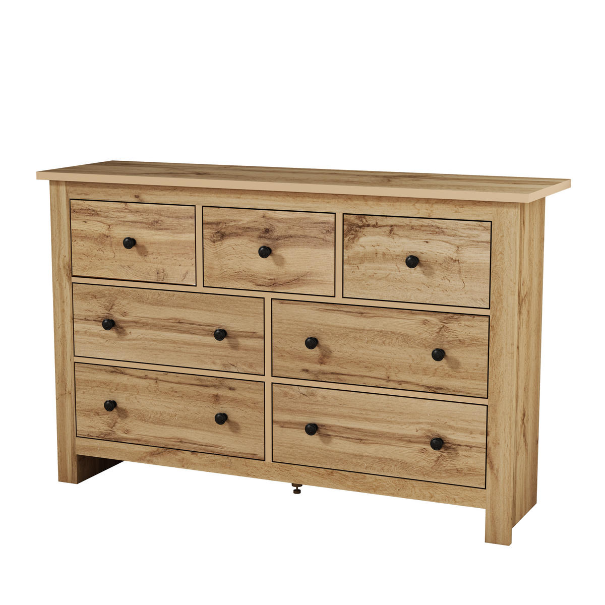 SIDEBOARD Natur 152/40/89 cm - Naturfarben, Holzwerkstoff (152/89/40cm) - PANGIVO