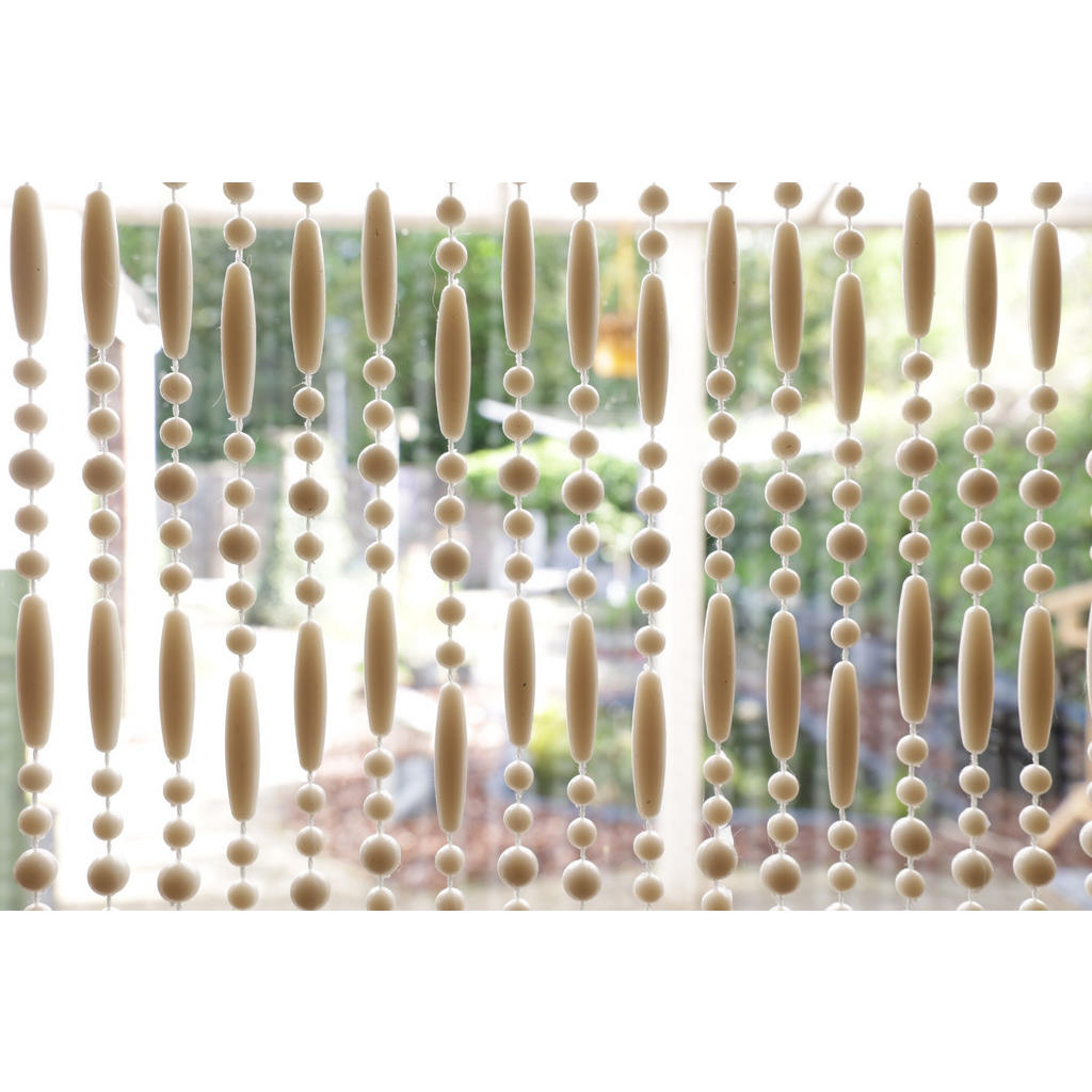 Thumbnail - Ivol Perlenvorhang, Weiß, Kunststoff, 90x220 cm, Wohntextilien, Gardinen & Vorhänge, Fertiggardinen, Fadenvorhänge