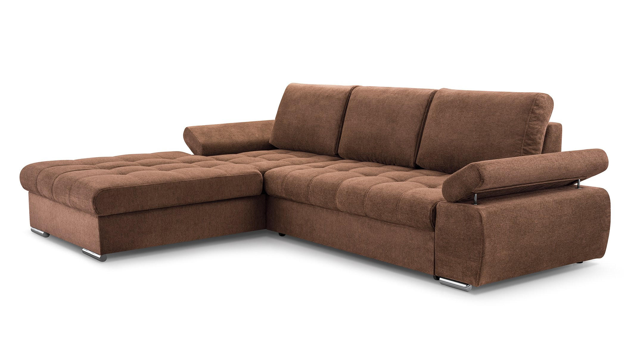 Masseno Ecksofa Orange 277x201 cm