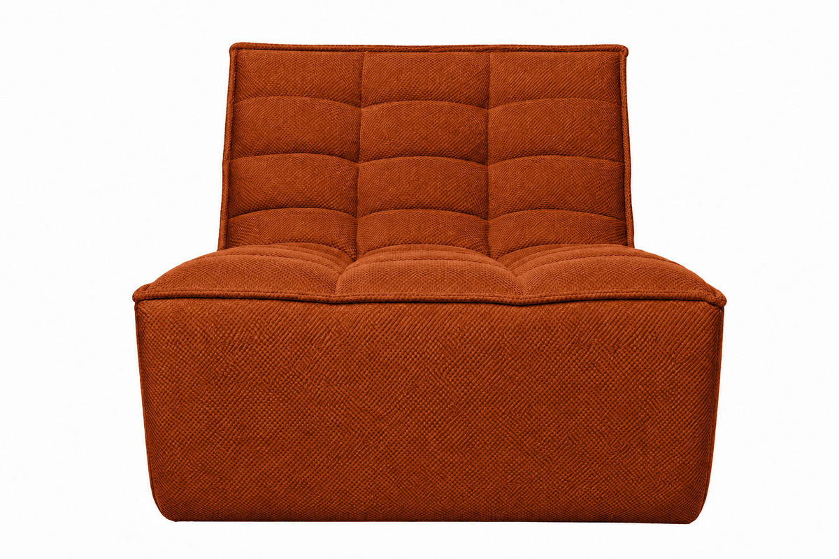 SESSEL, Loungesessel, Plüschstoff Pop, Kupfer, LAZY - Kupferfarben, Holz (80/76/93cm) - Kaiser Möbel