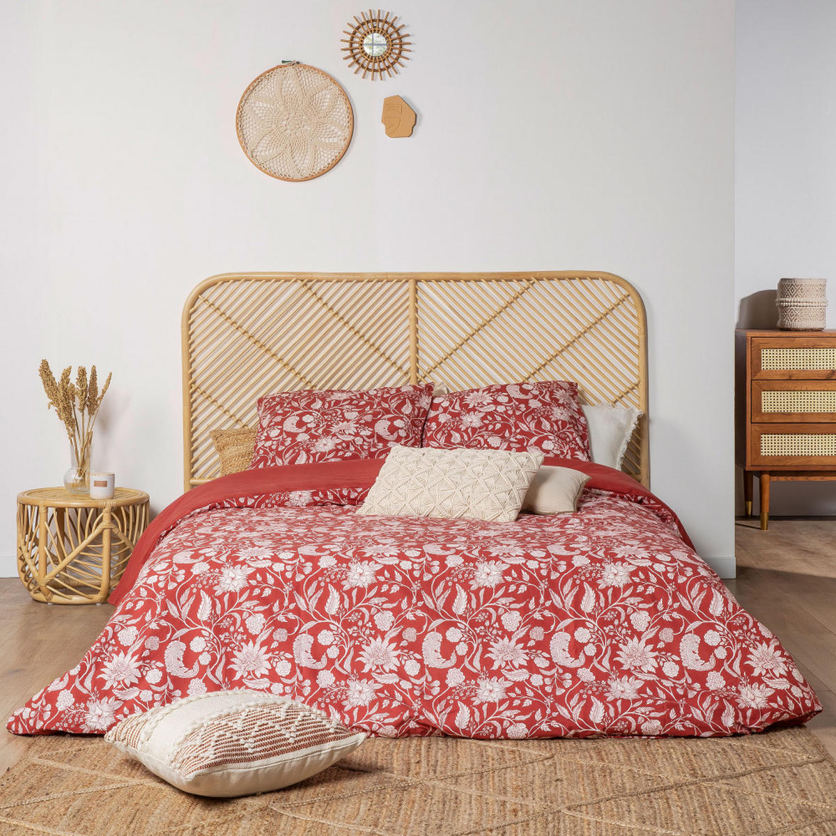 RATTANSENKOPFBRETT 168 cm - KAYAN - Natürlich - Naturfarben, Naturmaterialien (168/112/3cm) - Drawer