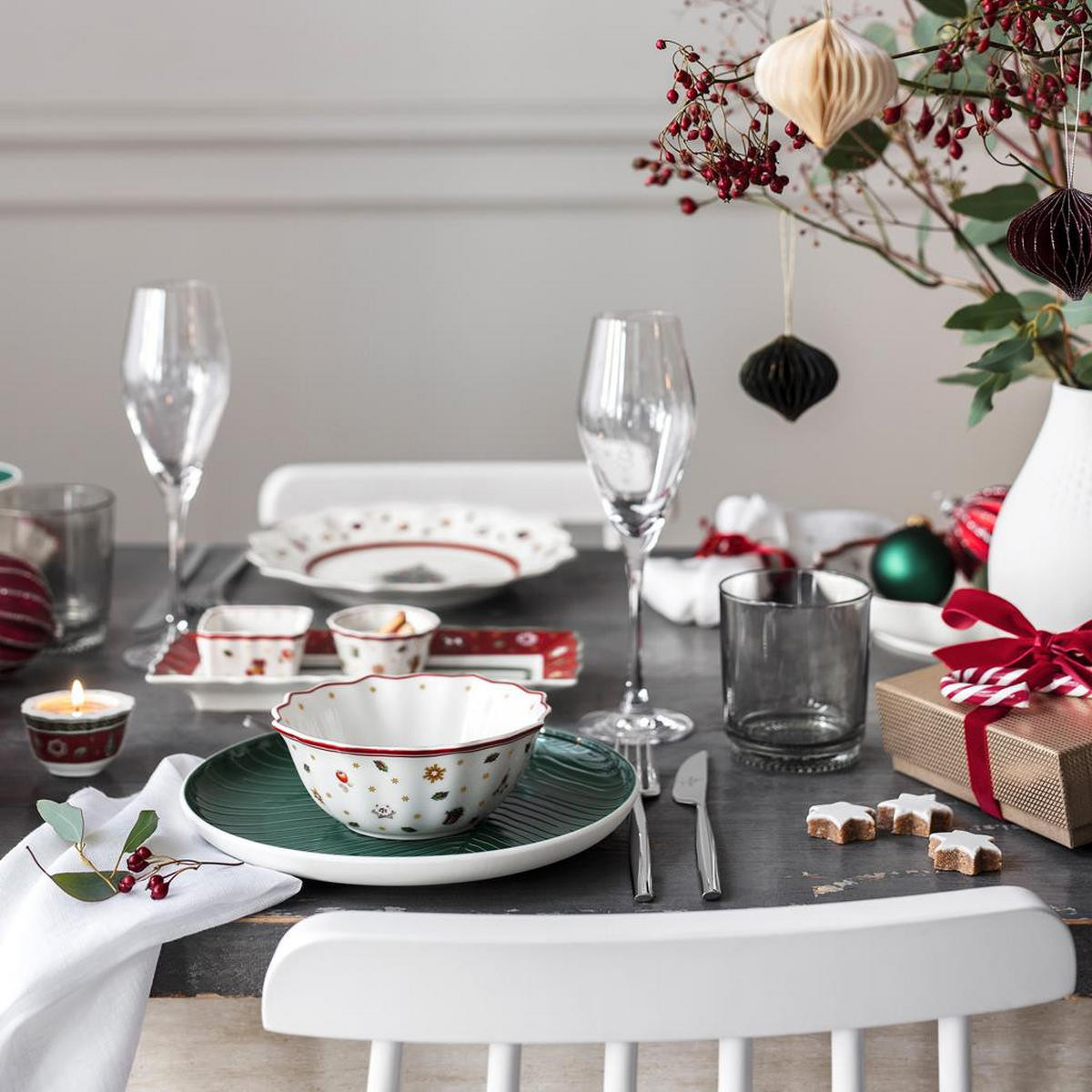 TAFELBESTECK Piemont silber 70er Set - Silberfarben, Metall - Villeroy & Boch