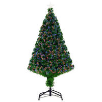 WEIHNACHTSBAUM DE-41525 LED-Lichtfasern 60/60/120 cm Grün - Grün, Kunststoff (120cm) - ComfortXL