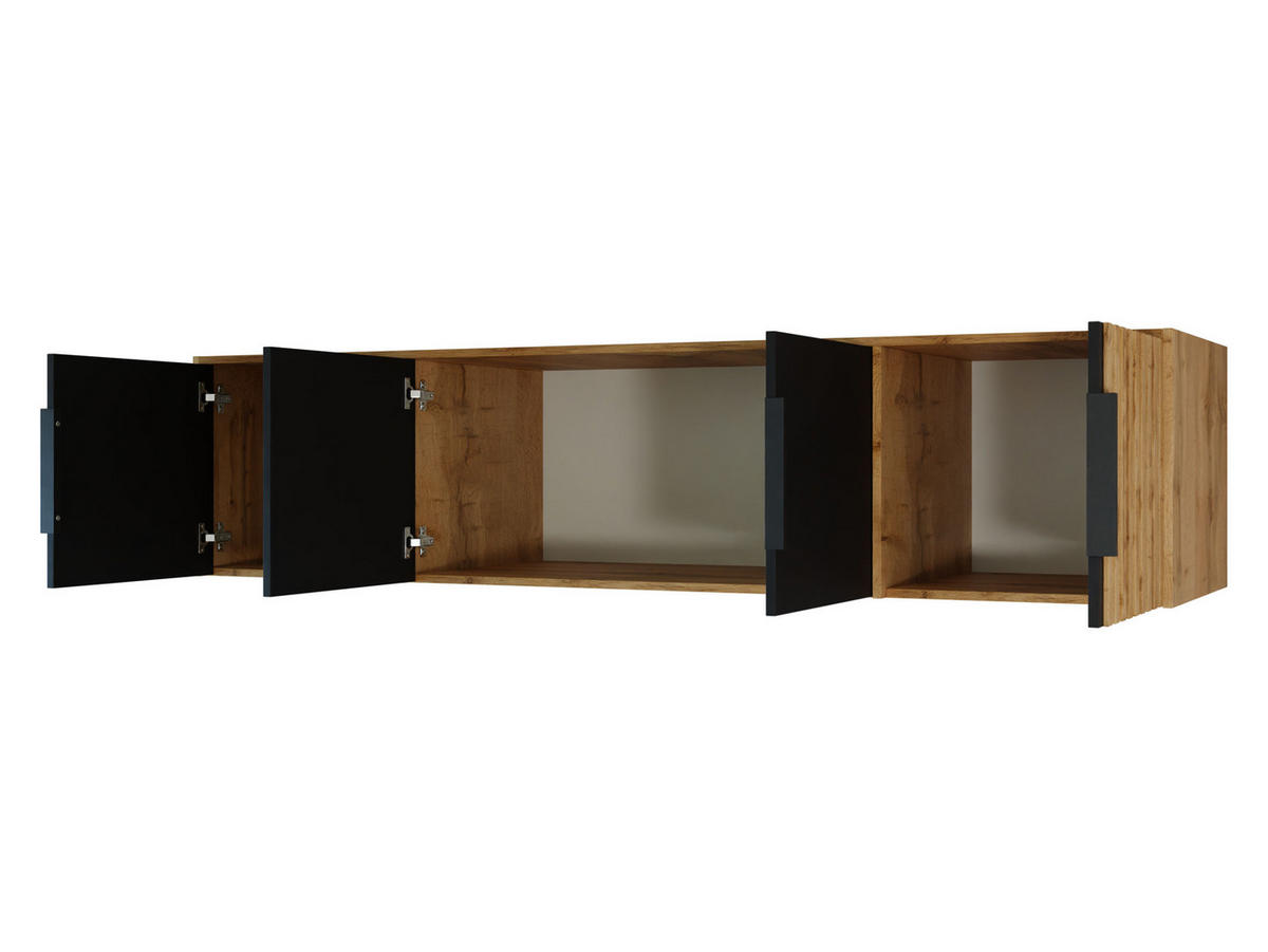 KLEIDERSCHRANK Bali Lux D4 mit Schrankaufsatz - Weiß, Holzwerkstoff/Metall (196/245/58cm) - MIRJAN24