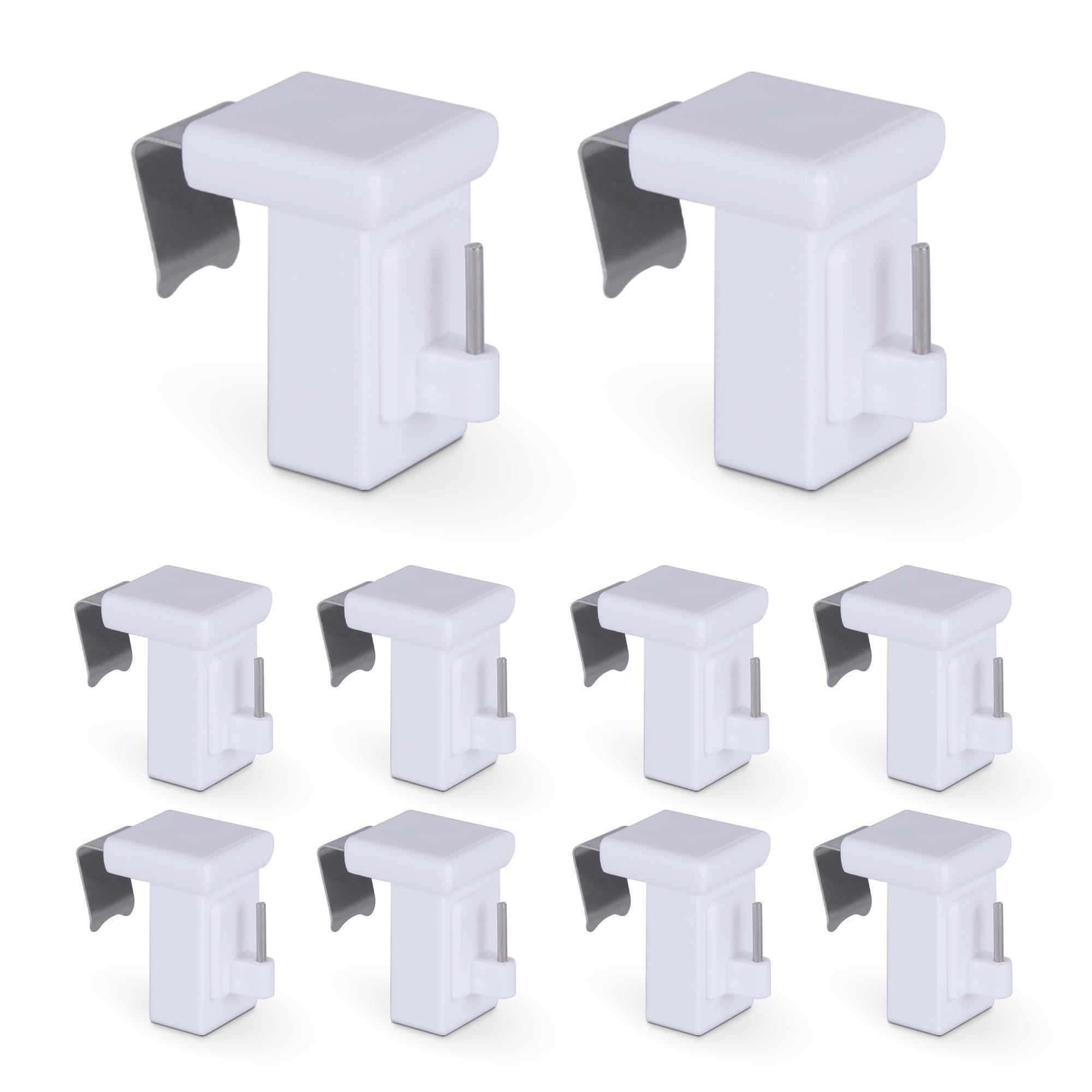 Bestlivings Klemmträger Weiß 2.2x4x1.4 cm