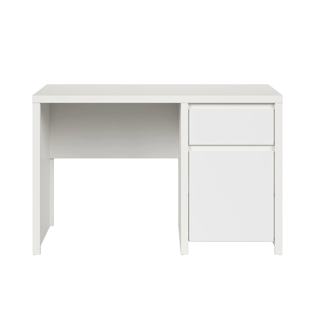 PISALNA MIZA Soren Mat belo - bela, leseni material (120/65/77cm) - Petits-meubles