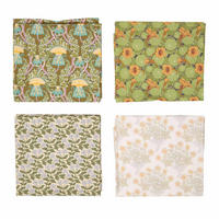 PATCHWORK-STOFFPAKET Art Déco I – Fat Quarter 4er-Set, 100% Baumwolle - Multicolor, Textil (50/55cm) - Homescapes