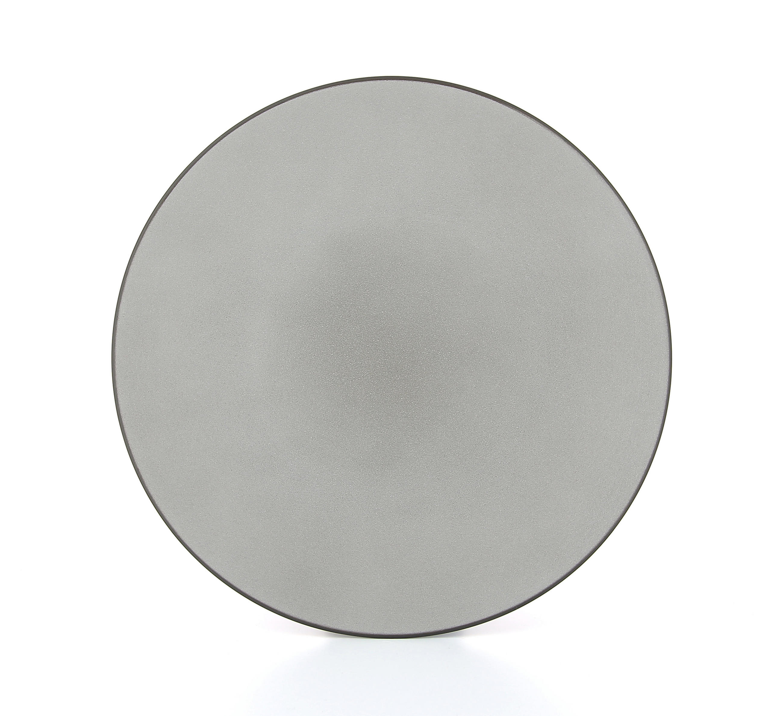 TELLER / PLATZTELLER FLACH EQUINOXE 31,5 cm Pfeffer - Hellgrau, Keramik (31.5cm) - Revol Porcelaine France