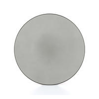 TELLER / PLATZTELLER FLACH EQUINOXE 31,5 cm Pfeffer - Hellgrau, Keramik (31.5cm) - Revol Porcelaine France