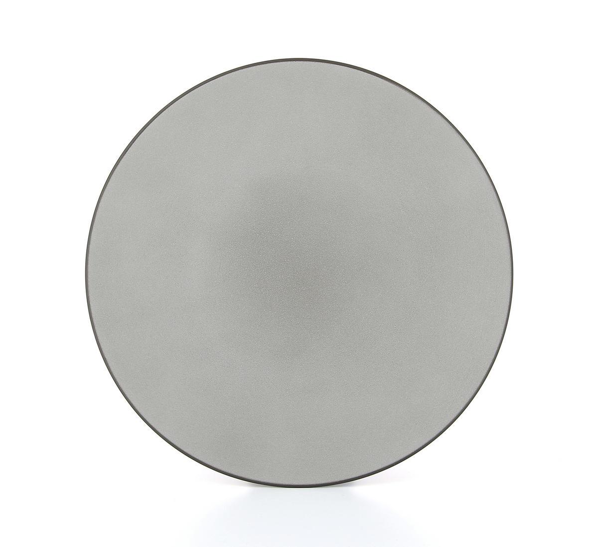 TELLER / PLATZTELLER FLACH EQUINOXE 31,5 cm Pfeffer - Hellgrau, Keramik (31.5cm) - Revol Porcelaine France