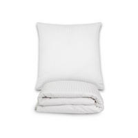 BETTWÄSCHE, 80x80 cm + 140x200 cm, 80% Polyester, 20% Polyamid, Weiß - Weiß, Textil (140/200cm) - Zollner