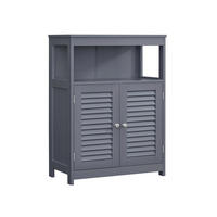 BADEZIMMERSCHRANK ALMATY - Grau, Holzwerkstoff (60/80/30cm) - Hansiro