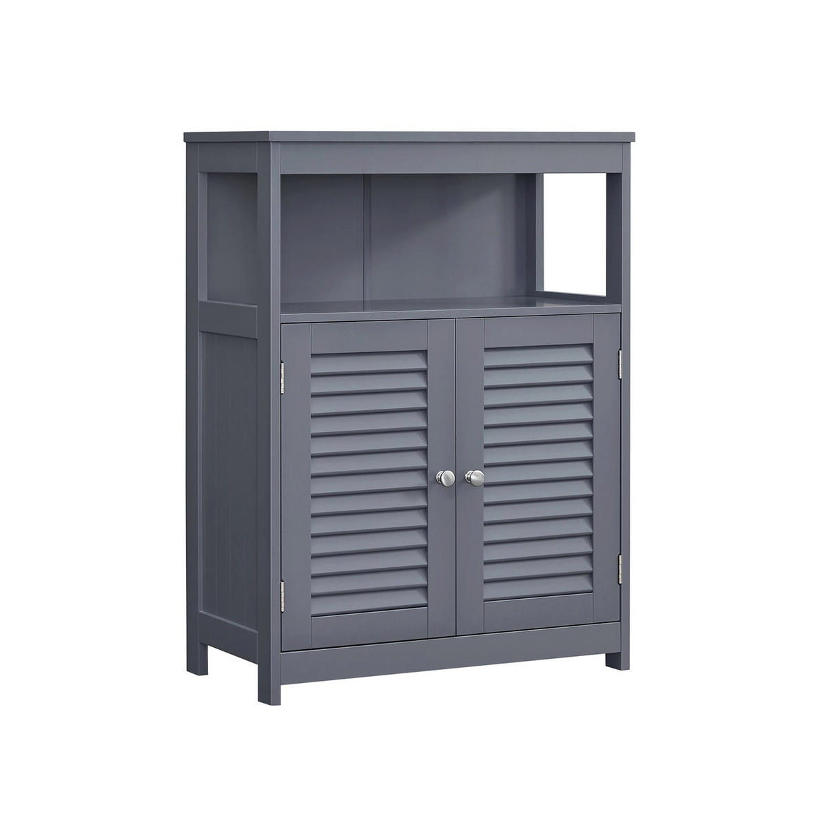 BADEZIMMERSCHRANK ALMATY - Grau, Holzwerkstoff (60/80/30cm) - Hansiro
