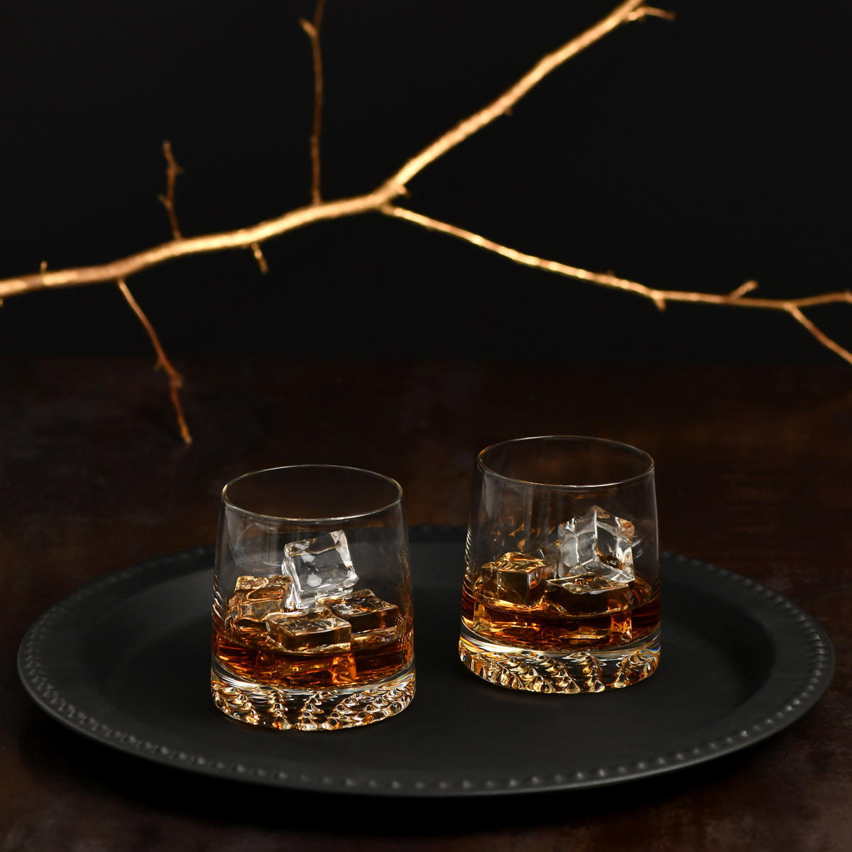 WHISKYGLÄSER Fjord, 6er-Set, 370 ml - Transparent, Glas (0.37L) - Krosno Glass
