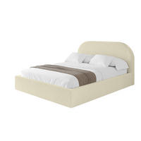 POLSTERBETT mit Bettkasten und Lattenrost, Boxbett ohne Matratze - TIVON 180x200 Beige - Taupe, Holzwerkstoff/Textil (180/200cm) - ALTDECOR