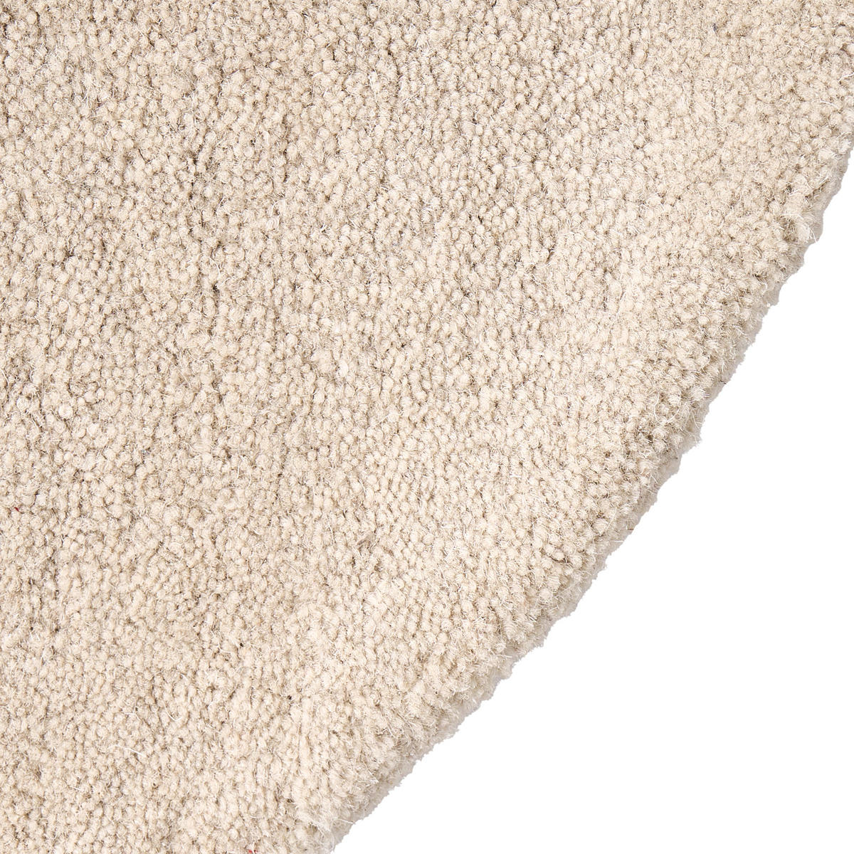 KOBEREC Krémově bílý 160/230 cm Vlna Nainital - krémová, textil (160/230cm) - Beliani