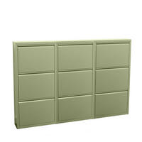 SCHUHKIPPER grün - Grün, Metall (150/106/16cm) - ebuy24