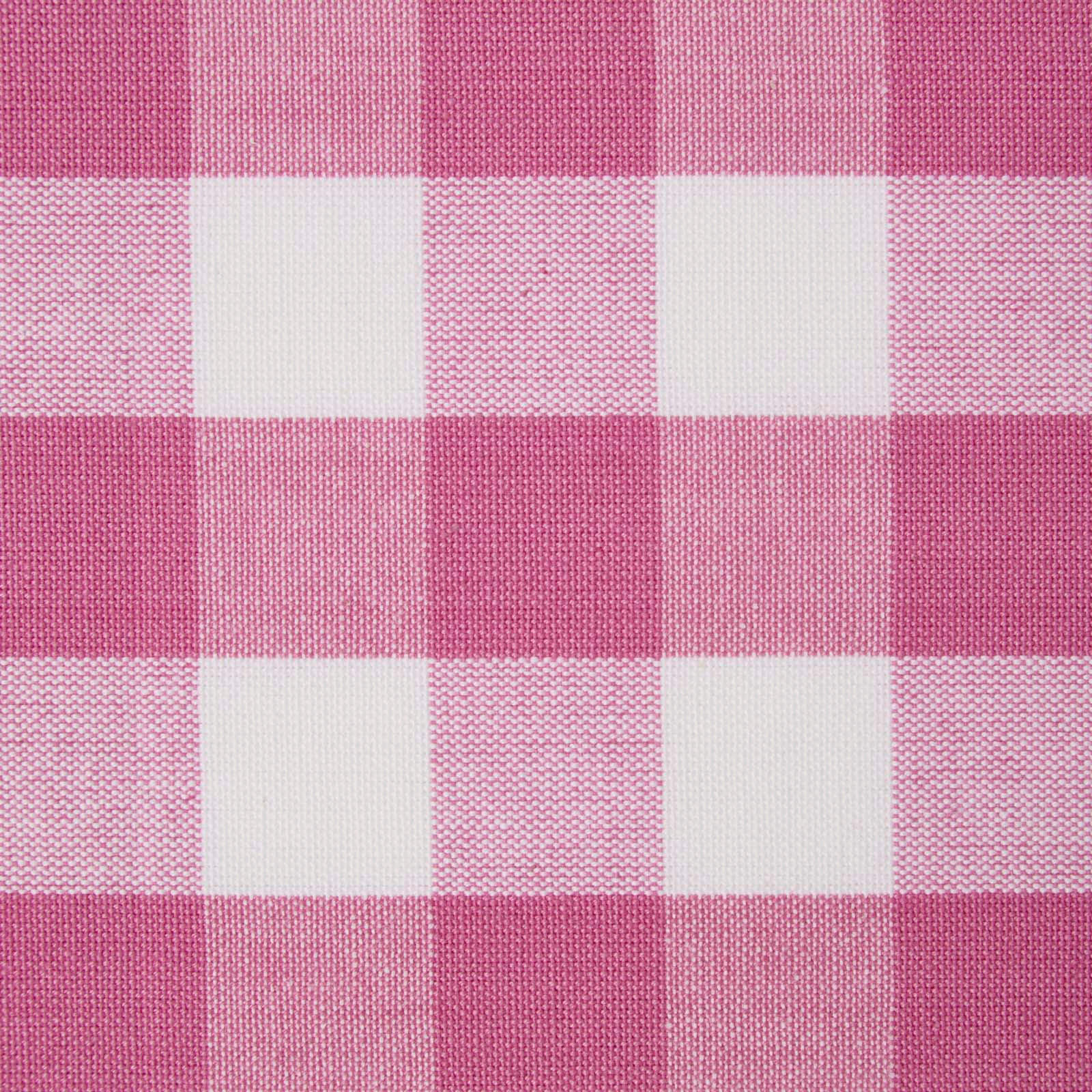 BAUMWOLLSTOFF Meterware pink-weiß kariert, 150 cm - Pink, Textil (150/100cm) - Homescapes
