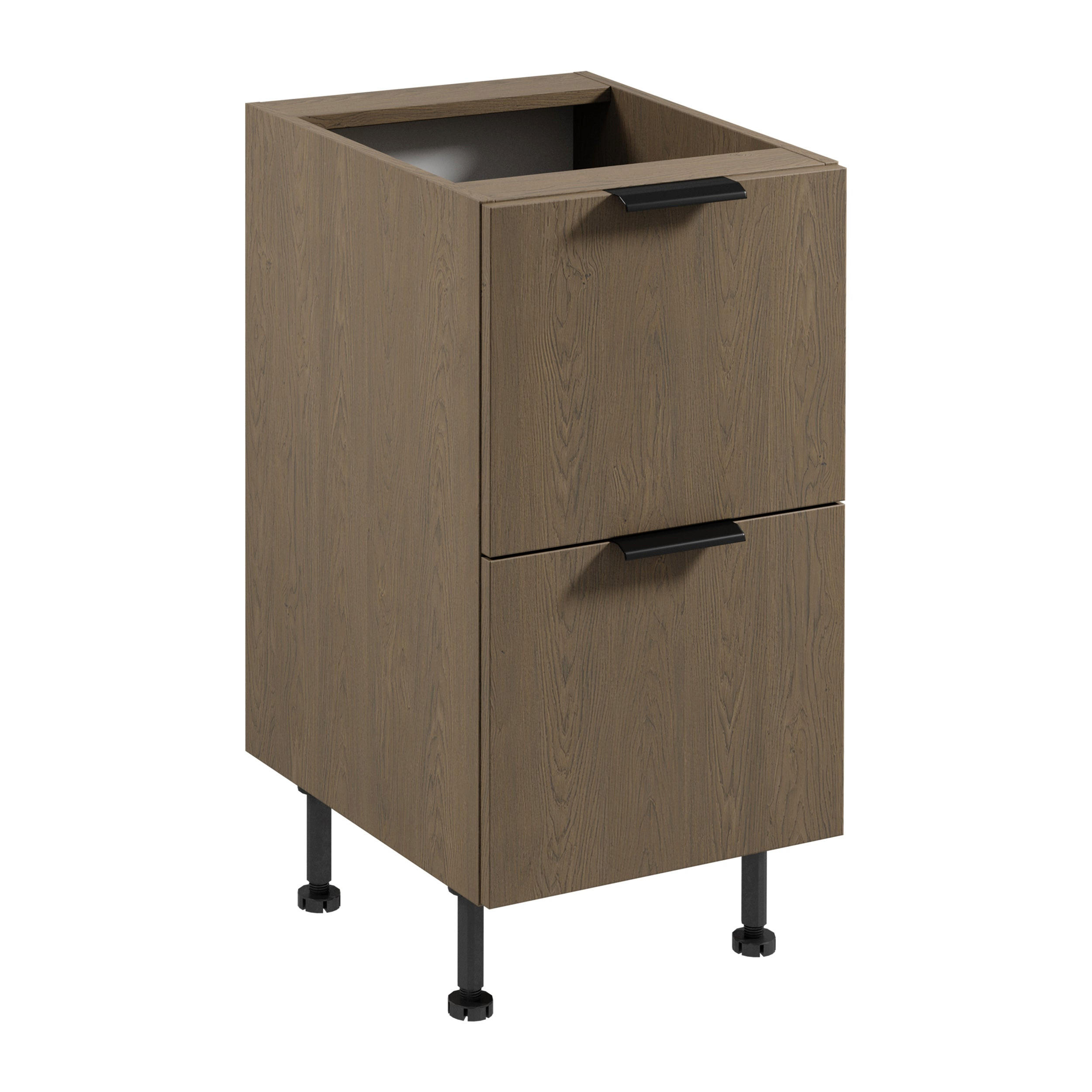 Royal24_Markt Unterschrank Dunkelbraun 45x87x52 cm