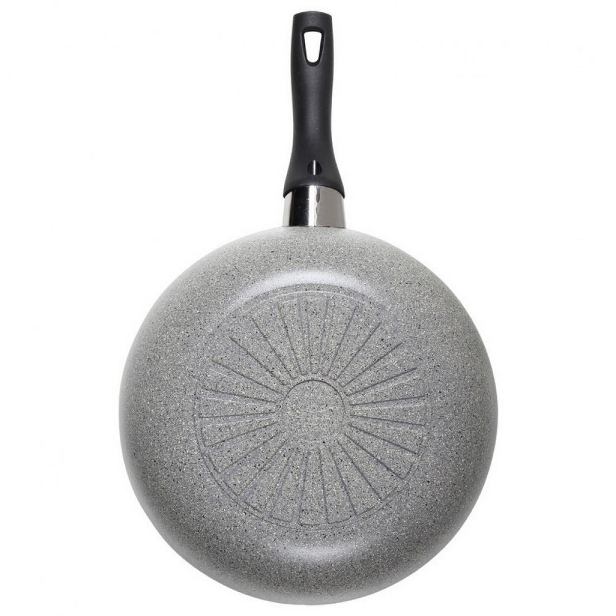 WOK Grau 28/28/10 cm FERG9V028U - Grau, Metall (28cm) - Ballarini