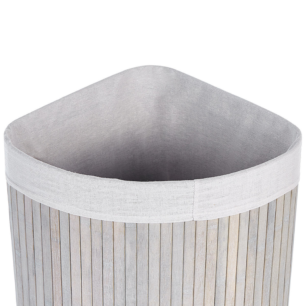 KORB Grau Matara - Weiß/Grau, Holz (60/60/35cm) - Beliani