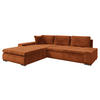 ECKSOFA Orkan - Bronzefarben, Holz/Textil (302/213cm) - MIRJAN24