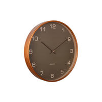 WANDUHR Acento Ø40 cm - Grün, Holz (40/40/5cm) - Karlsson