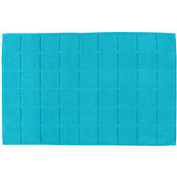 BADEMATTEN KAROFOND 4015 PETROL - 29 - Blau, Textil (60/100cm) - Ross