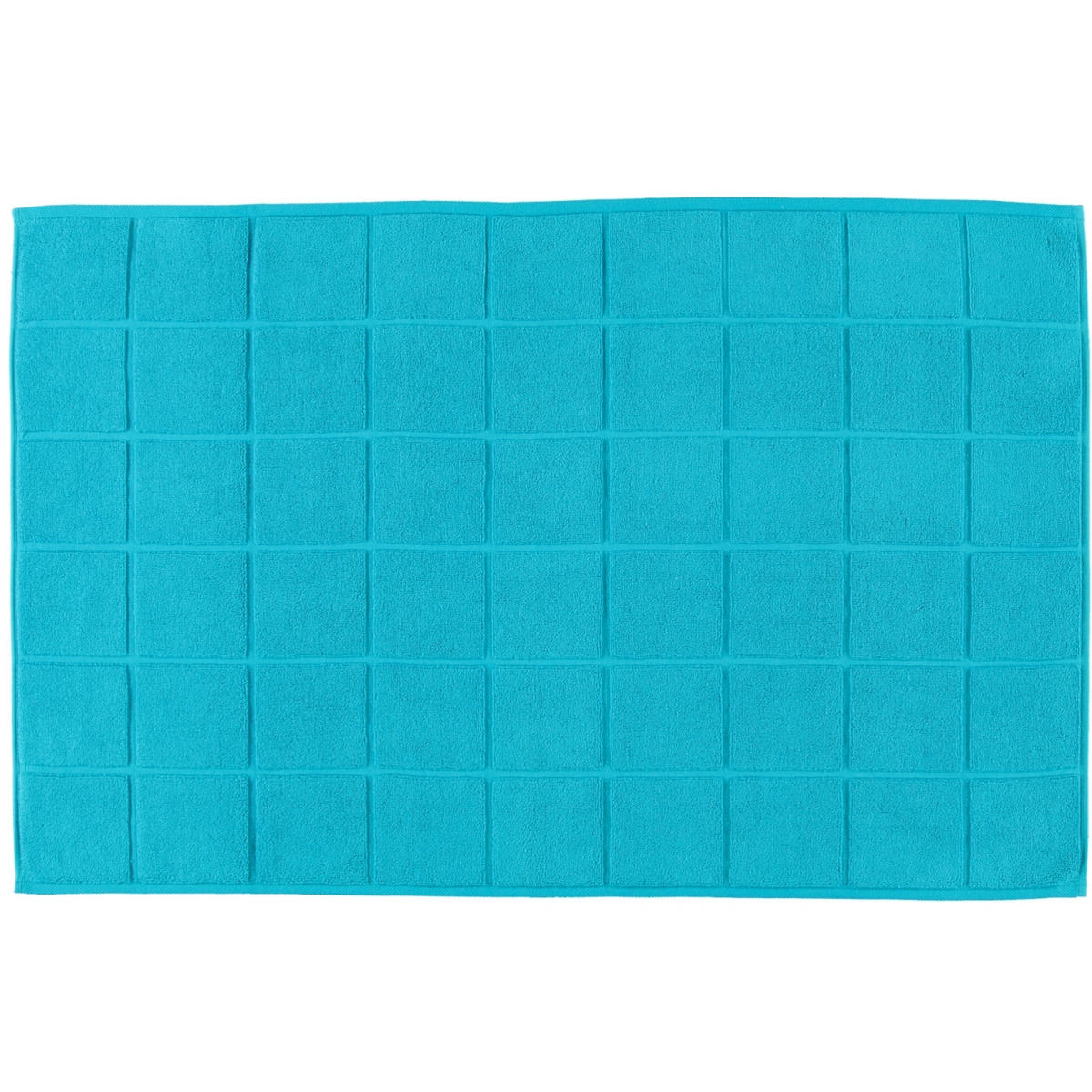 BADEMATTEN KAROFOND 4015 PETROL - 29 - Blau, Textil (60/100cm) - Ross