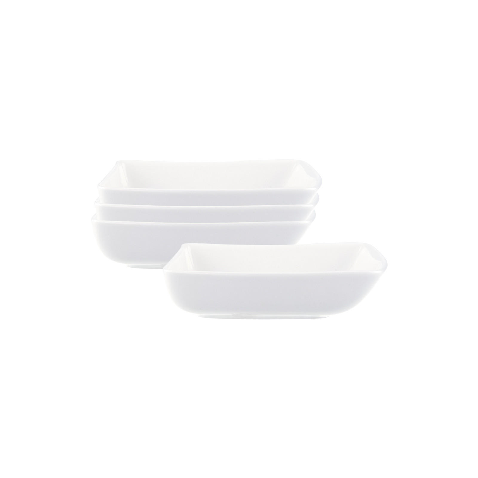 SCHÄLCHEN NewWave weiß 12 x 12 cm 4er Set - Weiß, Keramik (1cm) - Villeroy & Boch
