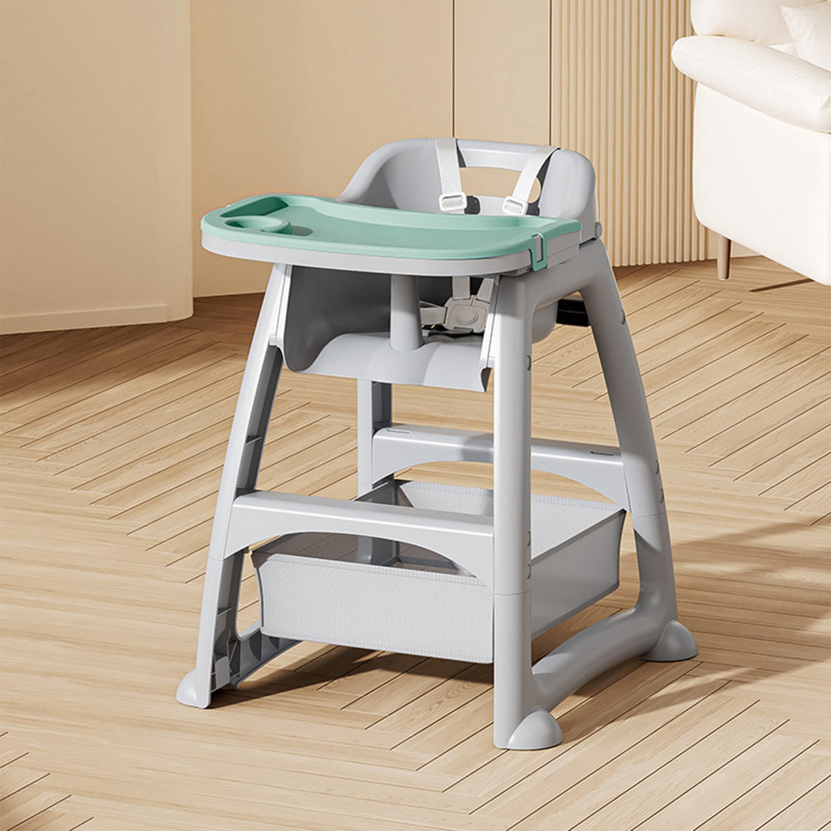 HOCHSTUHL DE-36243 5-Punkt-Gurten Grau - Grau, Kunststoff (76/96/59cm) - ComfortXL