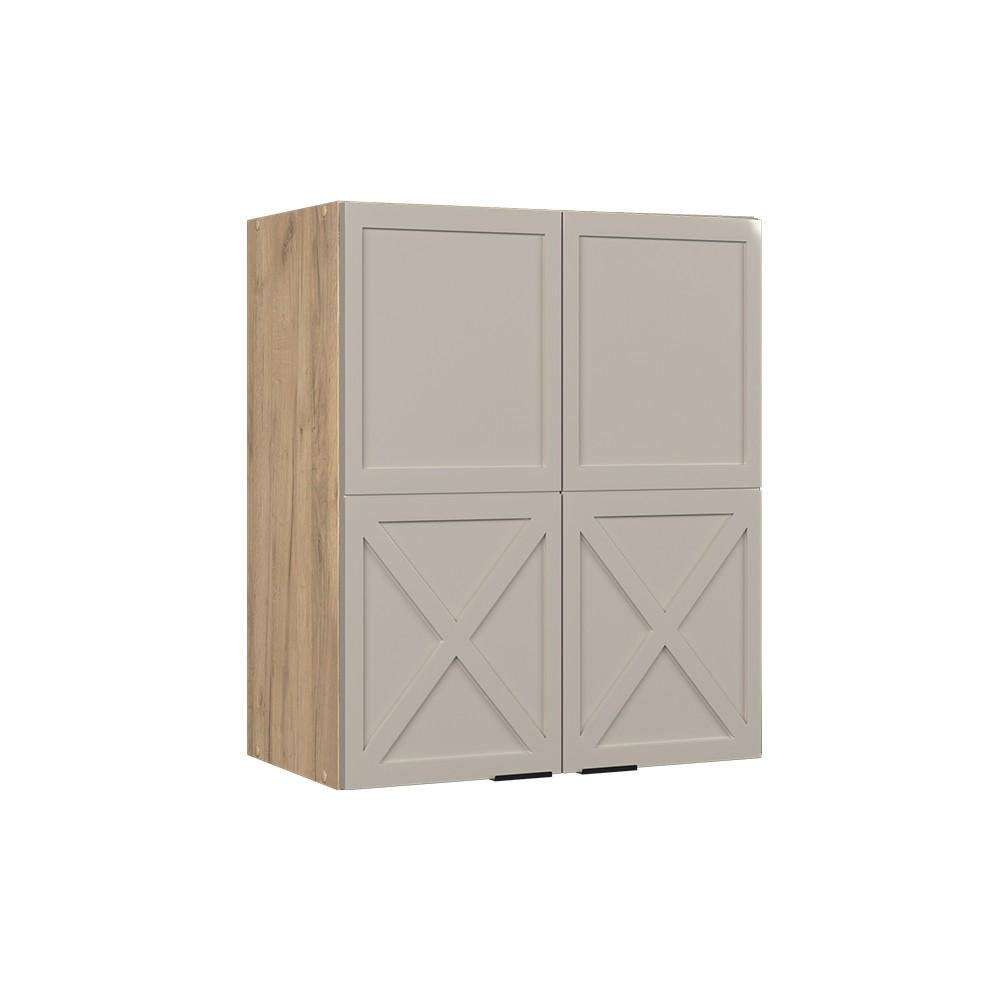 HÄNGESCHRANK Fame-Line GrauBeige 60 cm - Greige/Eiche Wotan, Holzwerkstoff (60/72/34.1cm) - Vicco