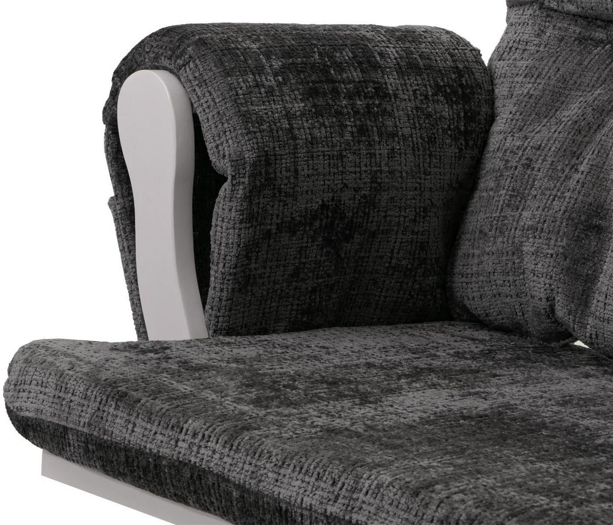 RELAXSESSEL Grau, Weiß - Weiß/Grau, Textil (75/100/71cm) - MCW
