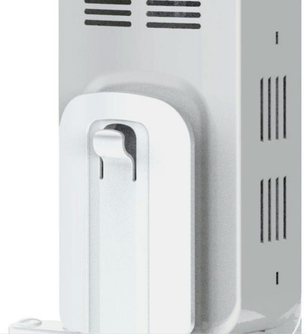 ÖLRADIATOR – SUPRA ORSO 2500 W – 3 Heizstufen, Mechanisches Thermostat, Leise Elektroheizung, Frostschutz, Überhitzungs- & Kippschutz, Mobil - Weiß, Keramik/Metall (47/64/25cm)