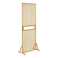 RAUMTEILER Fron - Naturfarben, Holz (75.5/197/40cm) - [en.casa]