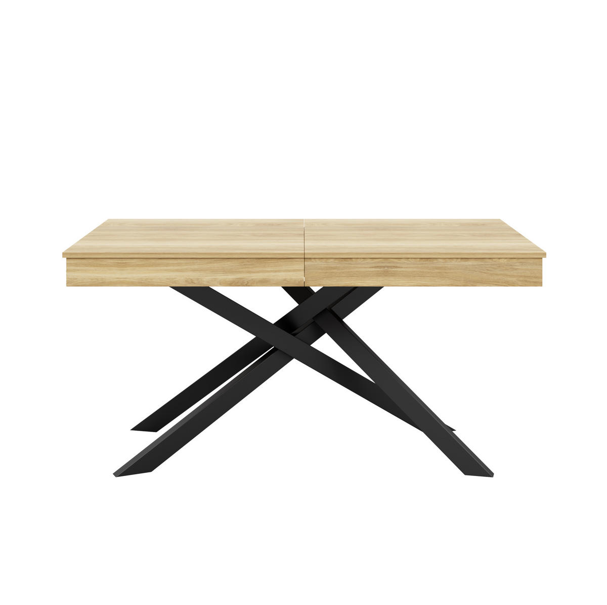 ESSTISCH 140/180/80 cm in Eichefarben aus MDF, ausziehbar für 6 bis 8 Personen - Eichefarben, Holzwerkstoff (180/80/76cm) - Flora Grace
