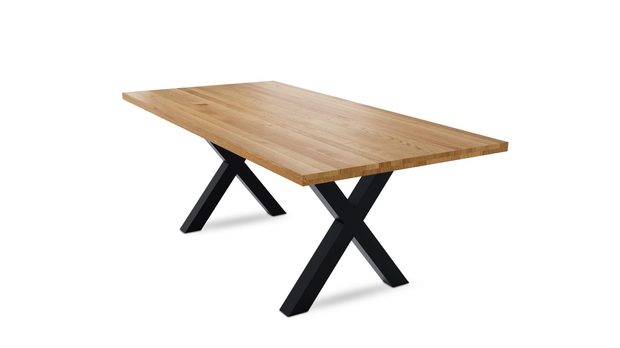 MASSIVHOLZTISCH Daisey 3 180x79x90 Esszimmertisch Wildeiche geölt - Wildeiche, Holz (180/79/90cm) - 58aufmkessel
