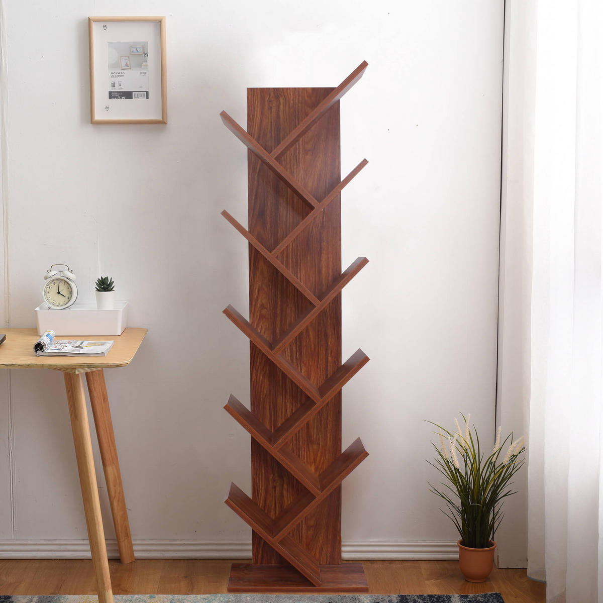 BÜCHERREGAL Mehrfarbig 22/45/160 cm - Multicolor, Holzwerkstoff (22/160/45cm) - Mobili Rebecca