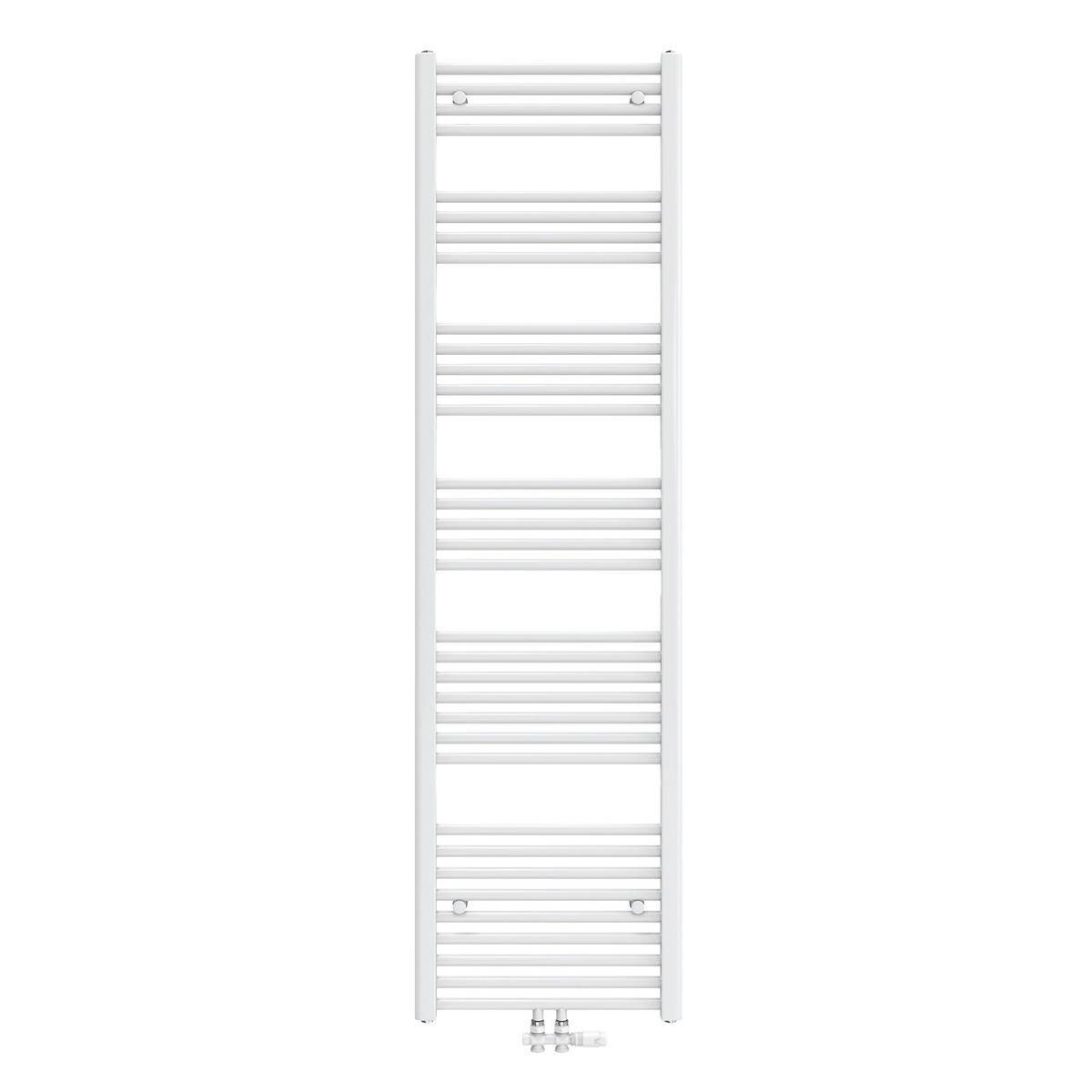 HEIZKÖRPER Handtuchheizkörper wasserführend 180/50/3 cm - Weiß, Metall (50/180/3cm) - EMKE
