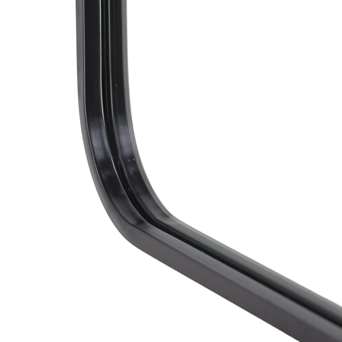 WANDSPIEGEL Boston Schwarz - Schwarz, Metall (40/150/4cm) - Fragix