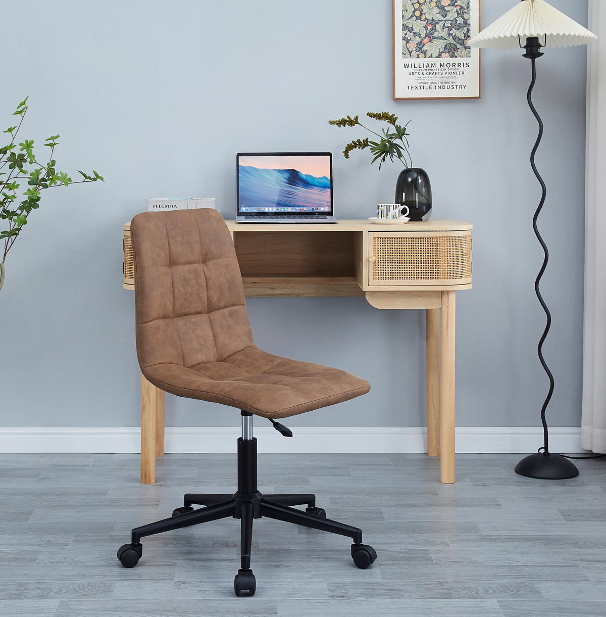 DREHSTUHLSTOFF Braun - Braun, Textil (57/92/57cm) - Nordlys