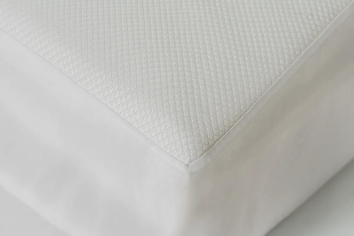 MATRATZENSCHONER Cool Touch 100x200x25 - Weiß, Textil - Letti Moderni