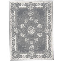 IN- UND OUTDOOR TEPPICH BEIDSEITIG CAPE COD BORDÜRE - Grau, Textil (120/160cm) - Pergamon