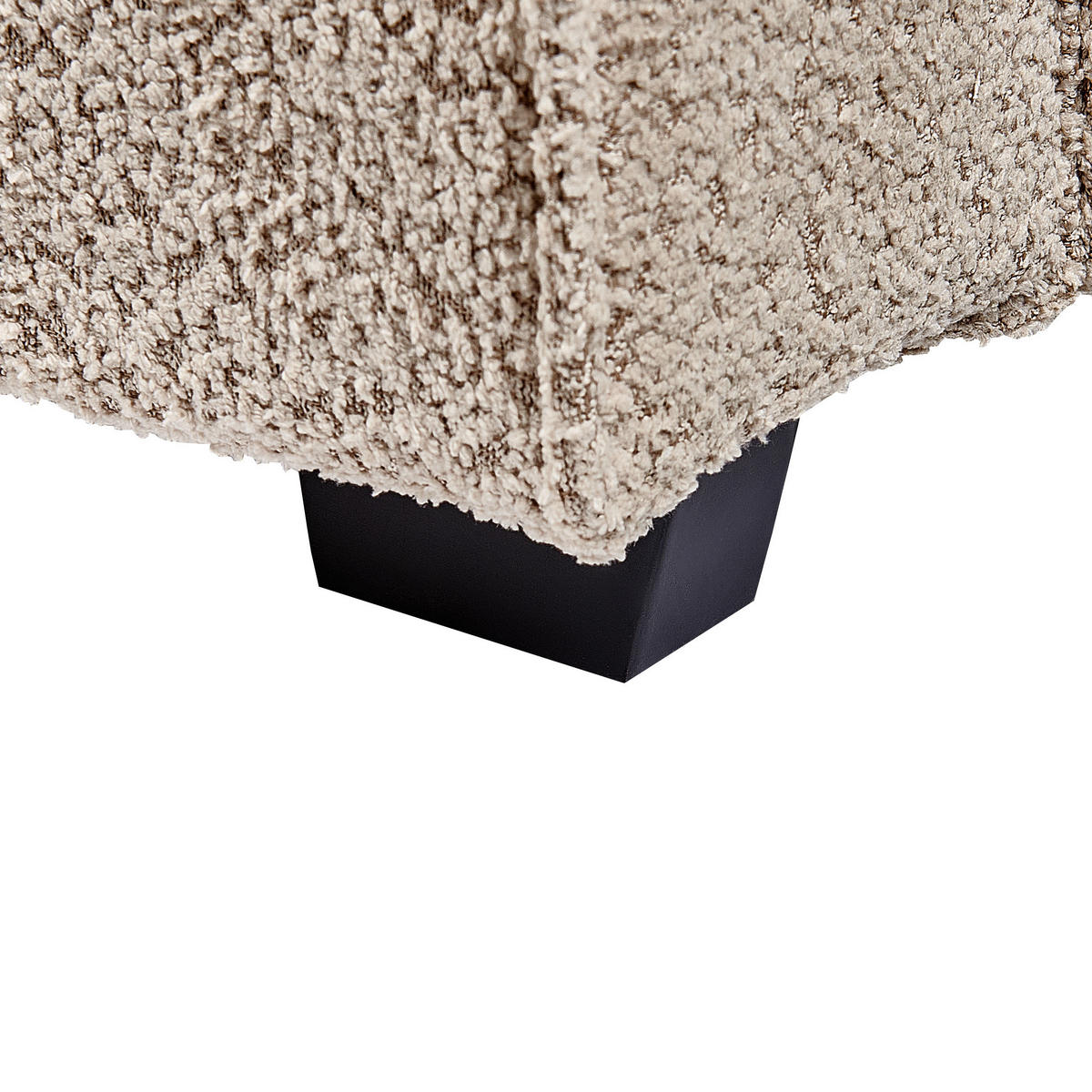 POLSTERBETT mit Lattenrost 180/200 cm Beige Mirande - Taupe, Textil (180/200cm) - Beliani
