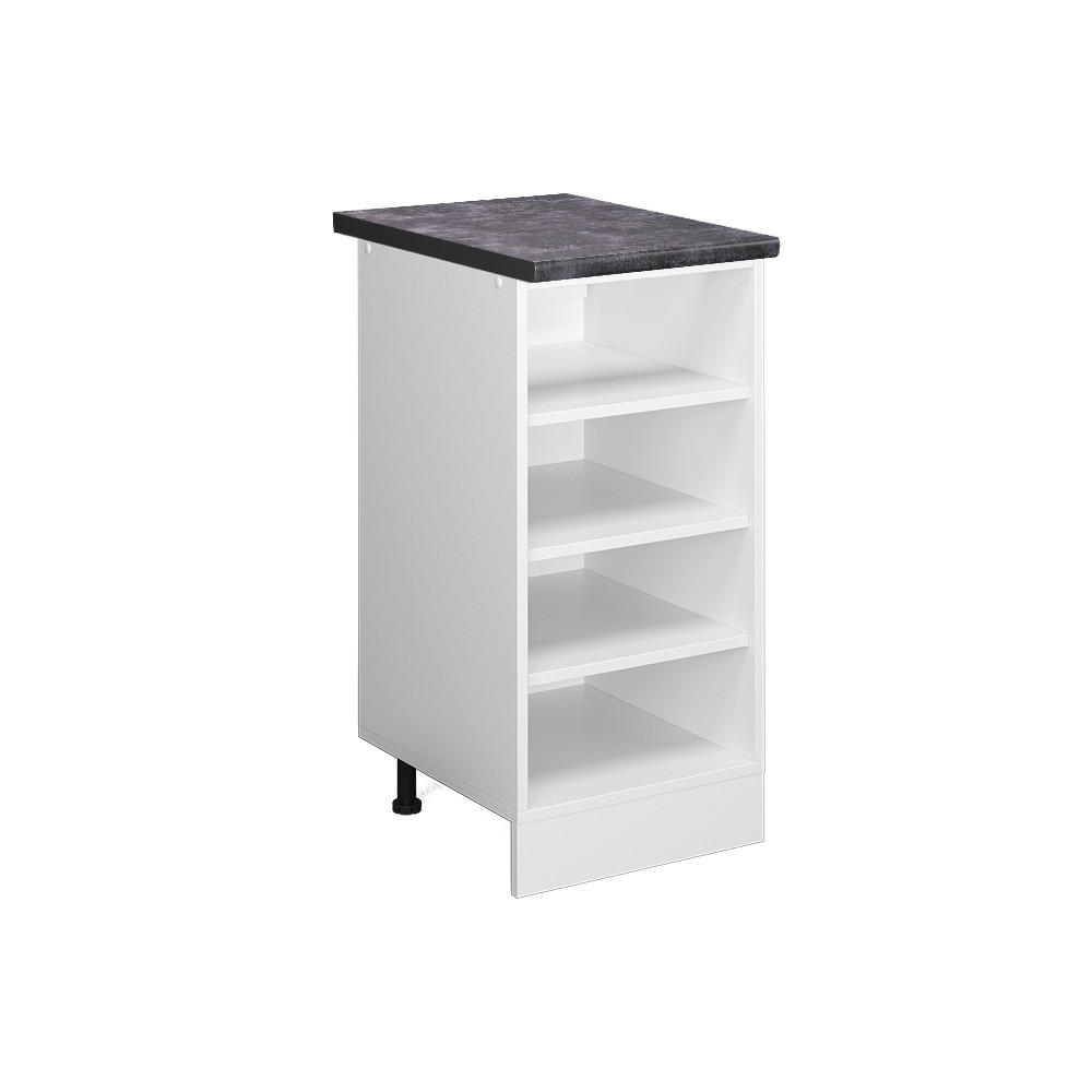KÖKSHYLLA R-Line Vit 40 cm , AP Antracit Vit, Vit 81.6/40/60 cm