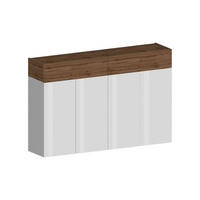 SCHUHSCHRANK Eiche 38/154/100 cm - Braun, Holzwerkstoff (154/100/38cm) - DMORA