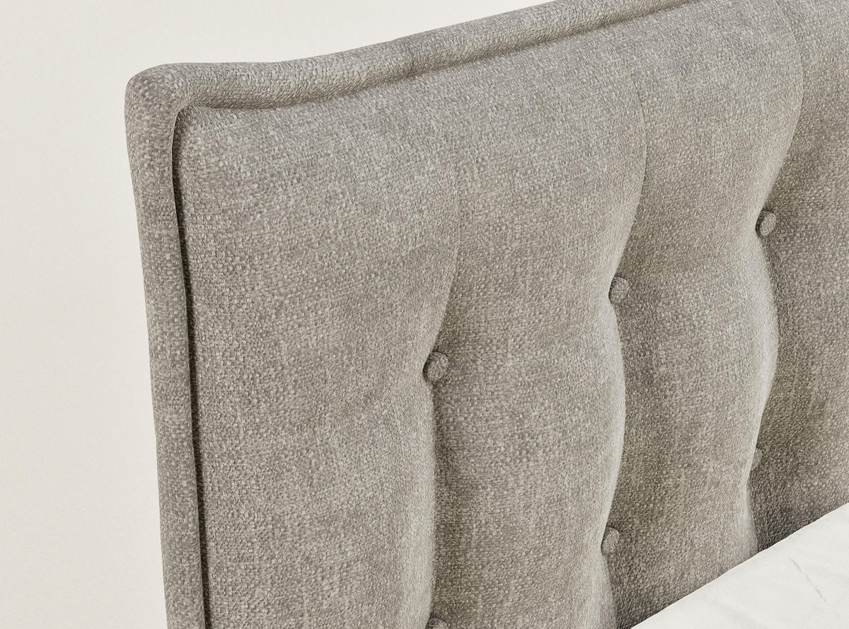 BOXSPRINGBETT Fatu 180/200 cm, in Braun, Bettkasten, Matratze, Topper - Schwarz/Braun, Holz/Holzwerkstoff (180/200cm) - Maison de Reve