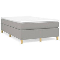 POLSTERBETT Raber 120/203 cm - Hellgrau, Holzwerkstoff (120/200cm) - Nettlife