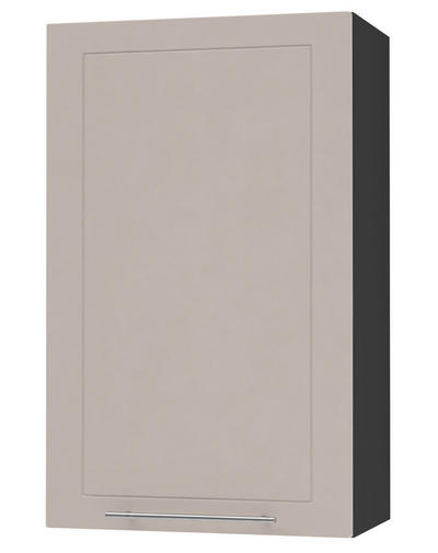 Feldmann-Wohnen Küchenhängeschrank Kaschmir, Schwarz 60x96x32.5 cm
